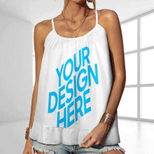 Cargar imagen en el visor de la galería, Camiseta sin Mangas para Mujer Tank Tops con Diseño NK  Personalizada con Foto Texto o Logo con una Imágen
