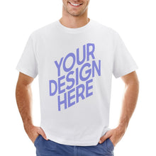 Cargar imagen en el visor de la galería, Camiseta Algodón 100% cómodo manga corta suave para hombre FS0803128 Personalizada con Impresión Frontal de una imagen con Foto Logo Patrón Texto
