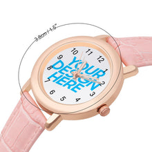 Cargar imagen en el visor de la galería, Reloj con Cinturón para Mujer con Diseño Personalizado de Tu Imagen o Nombre
