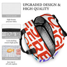 Cargar imagen en el visor de la galería, Cajas Bento portátiles impermeables, bolsas de almuerzo aisladas reutilizables personalizado con patrón foto texto (impresión de imágenes múltiples)
