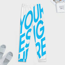 Cargar imagen en el visor de la galería, Pantalón de pijama para hombre D27P personalizado con patrón foto texto
