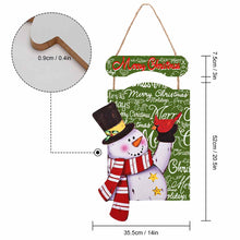 Cargar imagen en el visor de la galería, Cuadro de Madera de Muñeco de Nieve Navideño con Diseño Personalizado Personalizada de Tus Fotos o Textos
