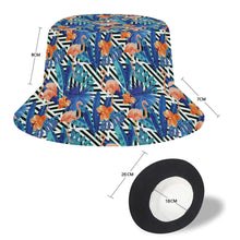 Cargar imagen en el visor de la galería, Impresión de una Sola Imagen Sombrero de Pescador Cubo de Impresión Completa Mujeres / Hombres FS0809026 Personalizado con Fotos Patrón Texto logotipo
