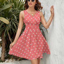 Cargar imagen en el visor de la galería, Vestido sin Mangas Cintura Alta Sexy para Mujer NZ022 Personalizado con Impresión Completa de una imagen con Foto Logo Patrón Texto
