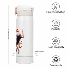 Cargar imagen en el visor de la galería, Taza botella Termo de Acero Inoxidable 350ml con Impresión UV de JJ0520014 Personalizado Personalizada con Foto, Texto o Logo
