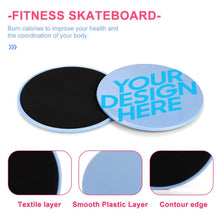 Cargar imagen en el visor de la galería, Discos deslizantes con núcleo – discos de ejercicio de doble cara Core Sliders Dual Sided Azul YD2301002 Personalizado con Foto, Texto o Logo
