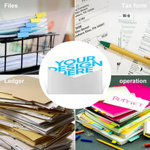 Cargar imagen en el visor de la galería, Carpeta de archivos de expansión de alta capacidad organizador de documentos de acordeón, carpetas de órganos para organizar materiales de aprendizaje Varios datos de recogida BG1613014 Personalizado Personalizada con Foto, Texto o Logo
