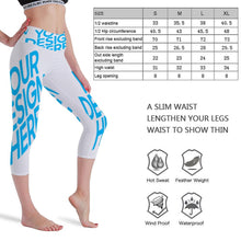 Cargar imagen en el visor de la galería, Pantalones de Yoga para mujer con Diseño Personalizado de Tus Textos o Imágenes Online
