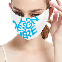 Cargar imagen en el visor de la galería, Máscara / Mascarilla protector solar con filtros de la cara piel para mujer hombre KZ06 Personalizado con Impresión Completa con Foto Logo Patrón Texto
