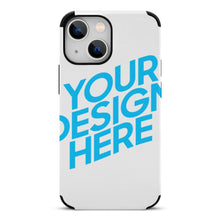 Cargar imagen en el visor de la galería, Fundas de cuero de fibra de iPhone 13 Serie Personalizadas con Foto Logo Patrón Texto
