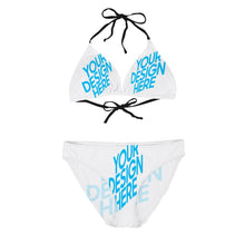 Cargar imagen en el visor de la galería, Bikini / Traje de baño Sexy para Mujer de dos piezas SDS001 Personalizado con impresión completa con Foto Logo Patrón Texto
