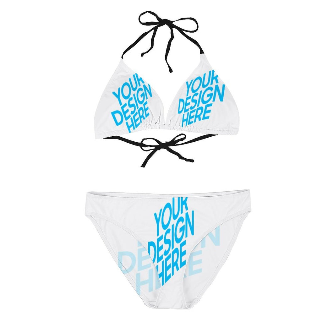 Bikini / Traje de baño Sexy para Mujer de dos piezas SDS001 Personalizado con impresión completa con Foto Logo Patrón Texto