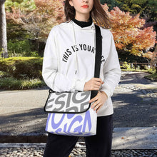 Cargar imagen en el visor de la galería, Bolsa de Bandolera de Grande Capacidad para Jóvenes Estudiantes Unisex XB0614004 Personalizada Impresión Completa de Múltiples Imágenes con Foto Logo Patrón Texto
