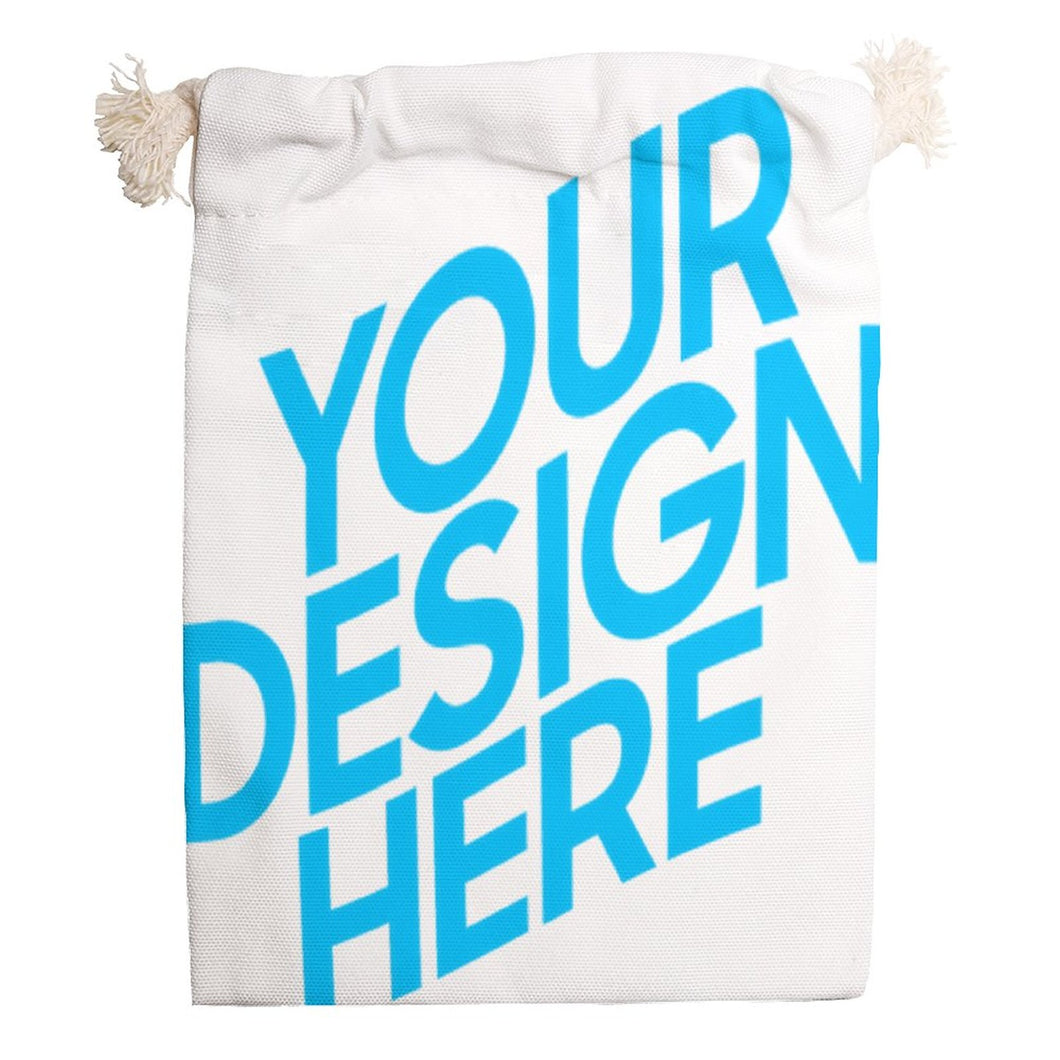 Bolsa de Lienzo de Almacenamiento con Impresión a Una Cara de Diseño Personalizado con Tus Textos o Imágenes