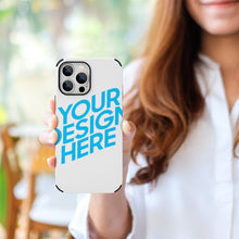 Cargar imagen en el visor de la galería, Fundas de cuero de fibra de iPhone 13 Serie Personalizadas con Foto Logo Patrón Texto
