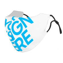 Cargar imagen en el visor de la galería, Máscara / Mascarilla protector solar con filtros de la cara piel para mujer hombre KZ06 Personalizado con Impresión Completa con Foto Logo Patrón Texto
