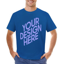 Cargar imagen en el visor de la galería, Camiseta Algodón 100% cómodo manga corta suave para hombre FS0803128 Personalizada con Impresión Frontal de una imagen con Foto Logo Patrón Texto
