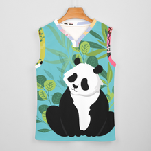 Cargar imagen en el visor de la galería, Chaleco Deportivo de Baloncesto / Camiseta sin Mangas Cuello en V para hombre RK Personalizado con Impresión Completa de múltiples imágenes con Foto Logo Patrón Texto
