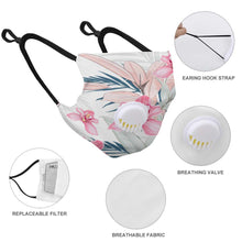 Cargar imagen en el visor de la galería, Mascarilla para Adultos Reutilizable con Válvula de Respiración JJ0521163 Personalizada Impresion Completa de Una Imagen con Foto Logo Patrón Texto
