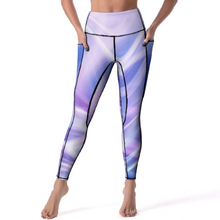 Cargar imagen en el visor de la galería, Leggings deportivos largos / Pantalones de yoga para mujer CE003 Personalizados Impresion Completa de múltiples imágenes con Foto Logo Patrón Texto
