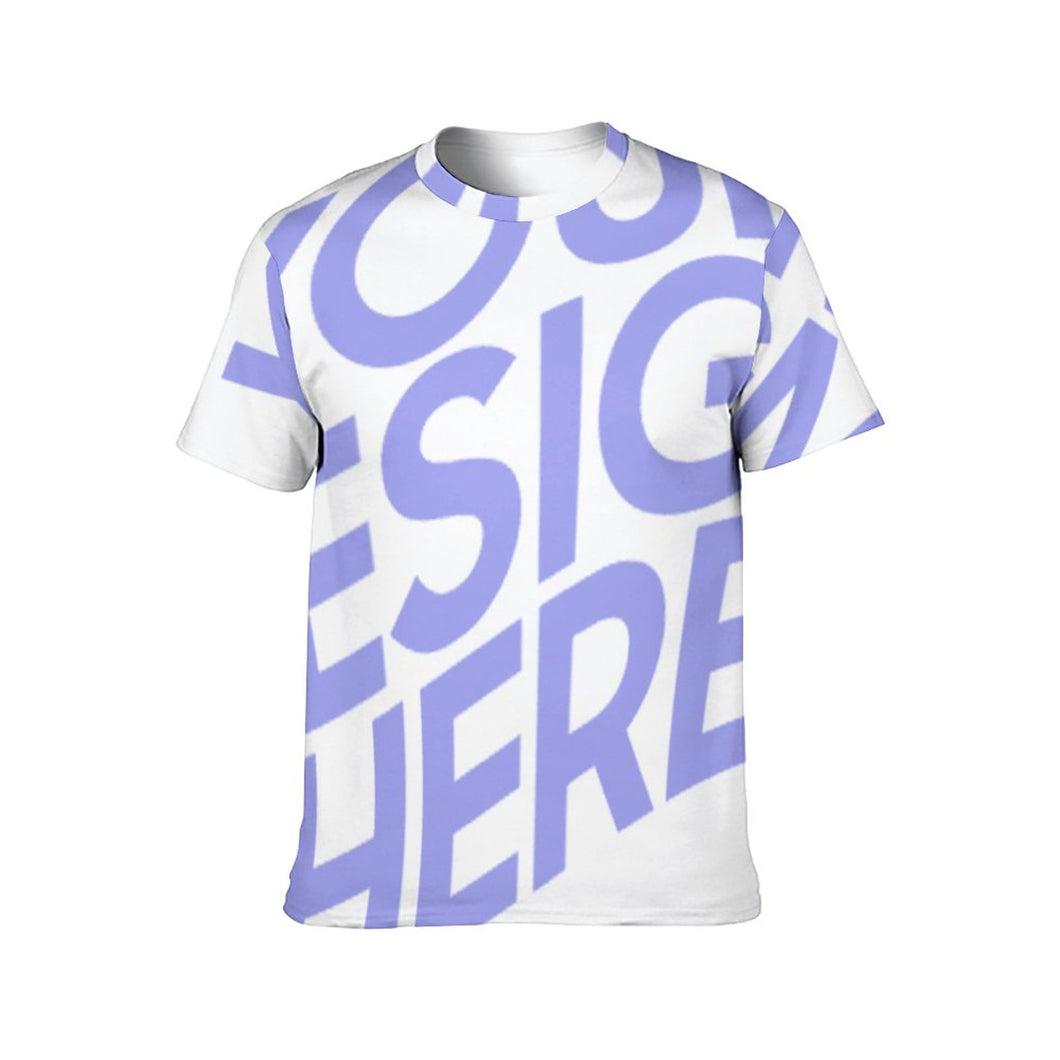 Camiseta manga corta con estampado  de moda para hombre  FS0803202 Personalizada con Impresión Completa con Foto Logo Patrón Texto