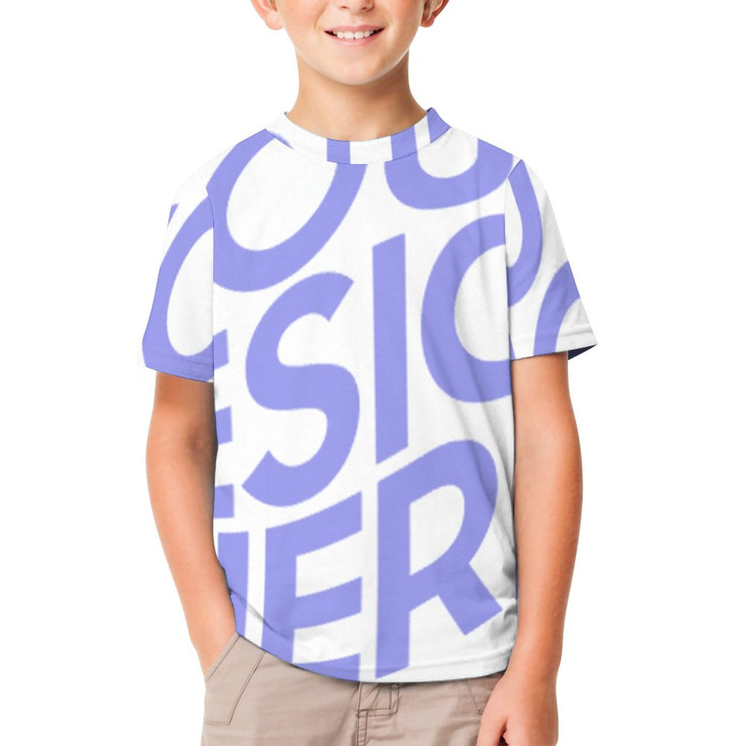 Camiseta Infantil con Estampado Manga Corta para Niños Niñas Chicos ET Personalizada con Impresión Completa de Una Imagen con Foto Logo Patrón Texto