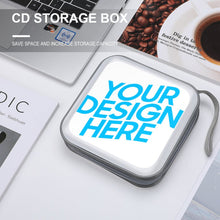 Cargar imagen en el visor de la galería, Caja de Almacenaje de CD con Diseño Personalizado Personalizada de Tus Fotos o Nombres
