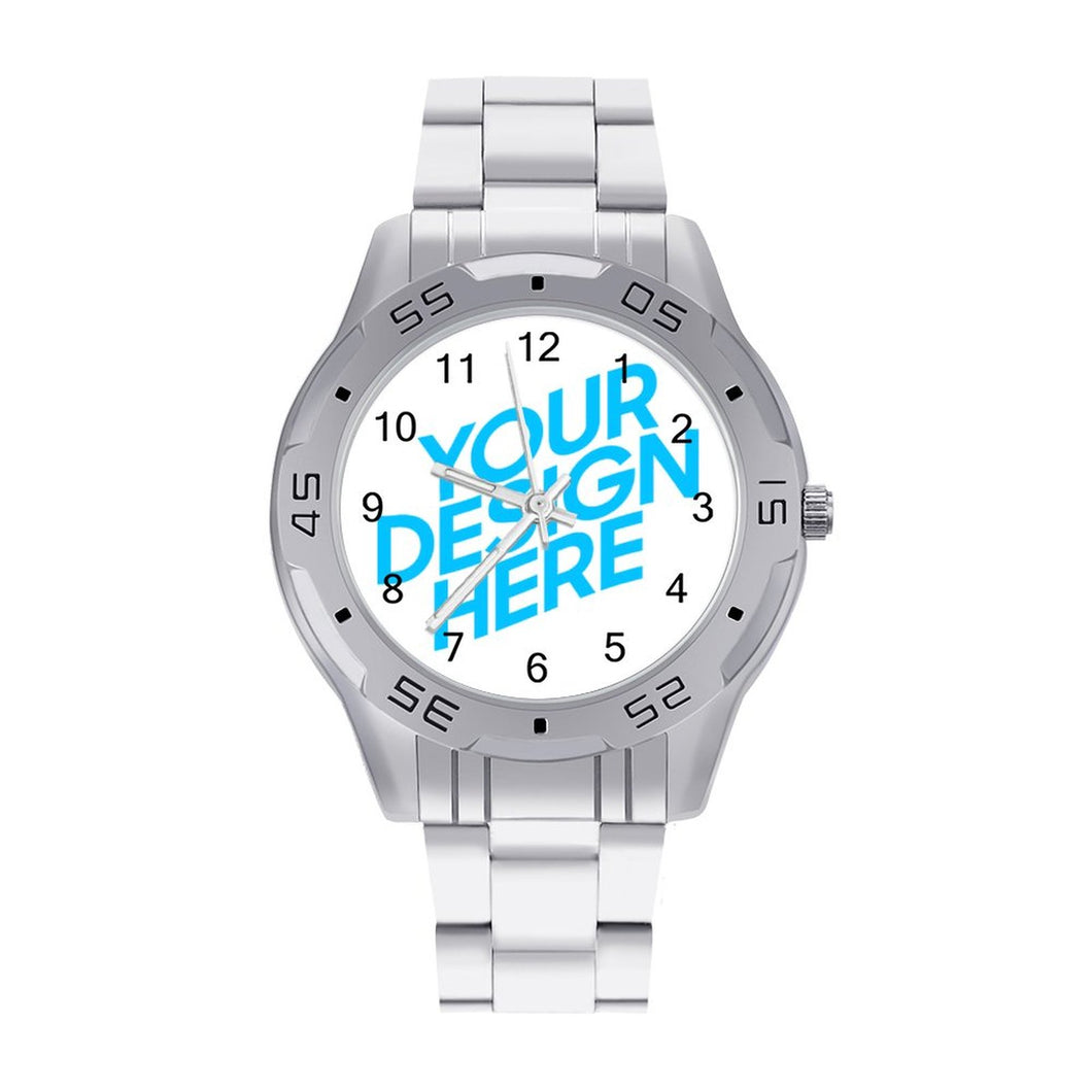 Reloj con Banda de Acero con Diseño Personalizado de Tu Foto o Texto
