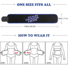 Cargar imagen en el visor de la galería, Faja Reductora Adelgazante Corsé Cinturón Moldeador Entrenador de Cintura de Neopreno Control de Abdomen para Yoga con Velcro para Mujer JJ0526005 Personalizada Impresion Completa de Una Imagen con Foto Logotipo Patrón Texto
