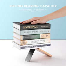 Cargar imagen en el visor de la galería, Sujeta Libros 2 Pares / Oficina Soporte Libros Talla Grande / Sujetalibros Originales / Estanteria de Madera para Escuela Decoración del Hogar BG1613026 Personalizada con Foto Logo Patrón Texto
