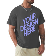 Cargar imagen en el visor de la galería, Camiseta talla grande de manga corta deportiva para hombre FS0803123 Personalizada con Impresión Frontal de una imagen con Foto Logo Patrón Texto
