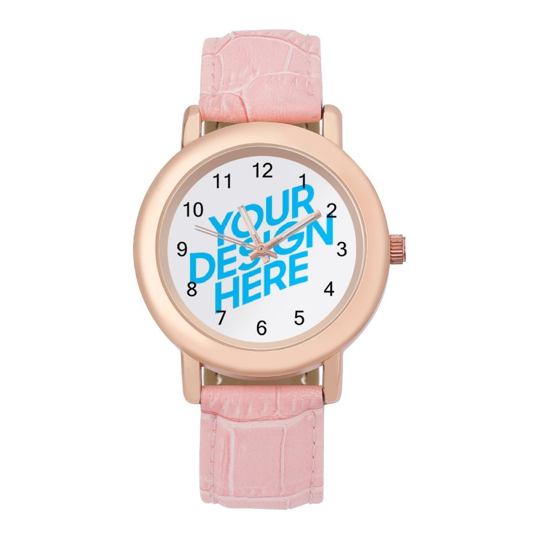 Reloj con Cinturón para Mujer con Diseño Personalizado de Tu Imagen o Nombre