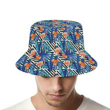 Cargar imagen en el visor de la galería, Impresión de una Sola Imagen Sombrero de Pescador Cubo de Impresión Completa Mujeres / Hombres FS0809026 Personalizado con Fotos Patrón Texto logotipo
