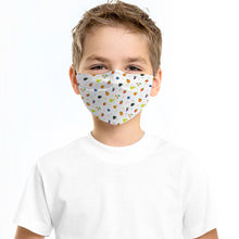 Cargar imagen en el visor de la galería, Mascarilla Antipolvo Infantil Higiénica Reutilizable para Niños Niñas Mayores con filtros JJ0521012 Personalizada Impresion Completa con Imagen Foto Logo Patrón Texto
