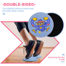 Cargar imagen en el visor de la galería, Discos deslizantes con núcleo – discos de ejercicio de doble cara Core Sliders Dual Sided Azul YD2301002 Personalizado con Foto, Texto o Logo

