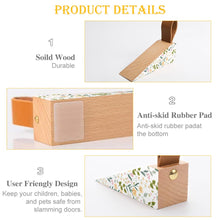 Cargar imagen en el visor de la galería, Tope de Puerta Adhesivo de Madera para Suelo JJ0529019 Personalizado Impresion Completa de Una Imagen con Foto Logotipo Patrón Texto

