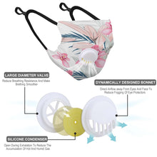 Cargar imagen en el visor de la galería, Mascarilla para Adultos Reutilizable con Válvula de Respiración JJ0521163 Personalizada Impresion Completa de Una Imagen con Foto Logo Patrón Texto

