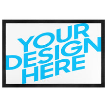 Cargar imagen en el visor de la galería, Alfombra de Tela sin Tejida de Goma Negra con Diseño Personalizada JJ0506002 con Tu Texto Foto Patrón
