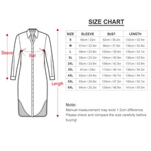 Cargar imagen en el visor de la galería, Vestido camisero manga larga cuello abotonado solapa para mujer JS Personalizado con Impresión Completa de una imagen con Foto Logo Patrón Texto

