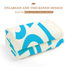 Cargar imagen en el visor de la galería, Toalla de baño de lana coral personalizado con patrón foto texto
