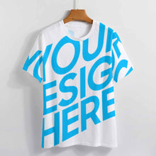 Cargar imagen en el visor de la galería, Camiseta de manga corta de algodón con estampado para mujer ZP057  Personalizada con Foto, Texto o Logo
