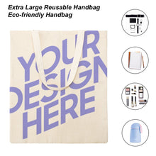 Cargar imagen en el visor de la galería, Bolsa de lona casual Big Martin 38x41CM con estampado a una cara XB0601000 Personalizada con Foto Logo Patrón Texto
