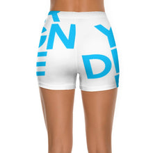 Cargar imagen en el visor de la galería, Pantalones Cortos de Yoga Cintura alta Leggings de Entrenamiento Ejercicio para mujer FS0813007 Personalizados con Impresión Completa con Foto Logo Patrón Texto
