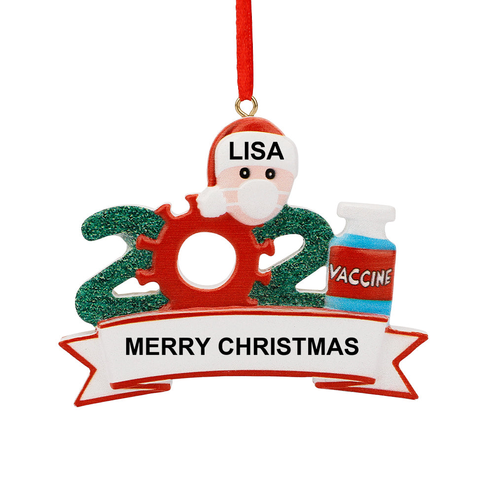 Decoración de navidad Colgante de árbol de Navidad GY0902039 Personalizada con Foto, Texto o Logo