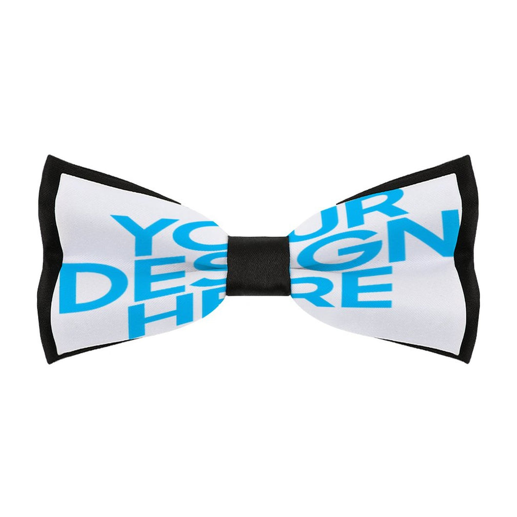 Corbata de Moño Satén Pajarita Ajustable para hombre mujer FS0805011 Personalizada con impresión completa con Foto Logo Patrón Texto