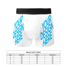 Cargar imagen en el visor de la galería, Calzoncillos Boxer de Poliéster de Calidad Alta para hombre FS0815000 Personalizados con Impresión Completa con Foto Logo Patrón Texto
