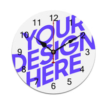 Cargar imagen en el visor de la galería, Reloj en Pared de PVC con Impresión Directa UV GY0903013 de Diseño Personalizado con Tu Nombre o Imagen
