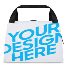 Cargar imagen en el visor de la galería, XB0602006 Bolso o paquete de poliéster para el almuerzo y alimento, bolso térmico con asa para adultos y niños Personalizado con Foto o Mensajes de Texto
