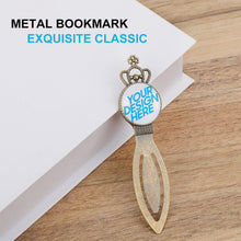 Cargar imagen en el visor de la galería, Marcapáginas de metal Marcadores de arte acero inoxidable libro regalos para niñas, niños y lectores (tipo A) BG1613015 Personalizado Personalizada con Foto, Texto o Logo
