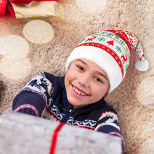 Cargar imagen en el visor de la galería, Gorro de Papá Noel de Navidad con Diseño Personalizado Personalizada de Tus Nombres o Fotos
